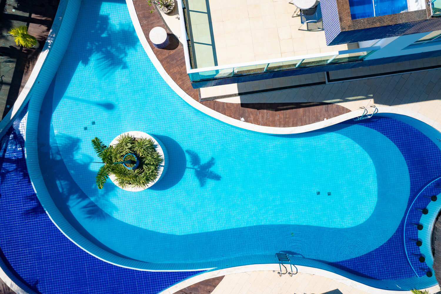 Coral Plaza – Piscina vista alto